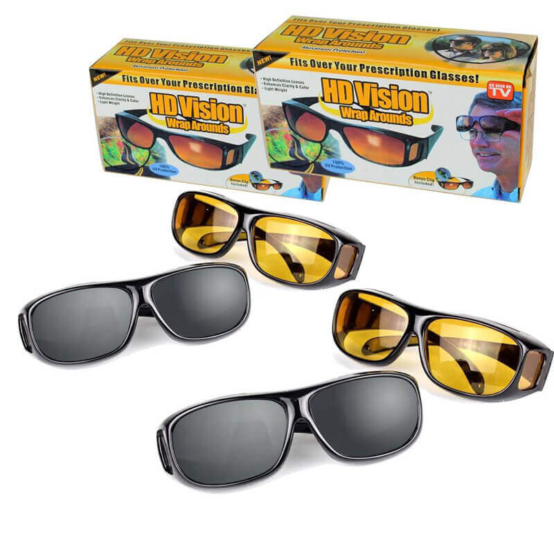 2 in 1 HD Night Vision Glasses